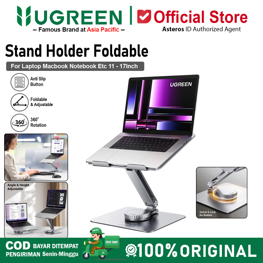 UGREEN Stand Laptop Macbook Notebook Rotate 360° foldable 90849