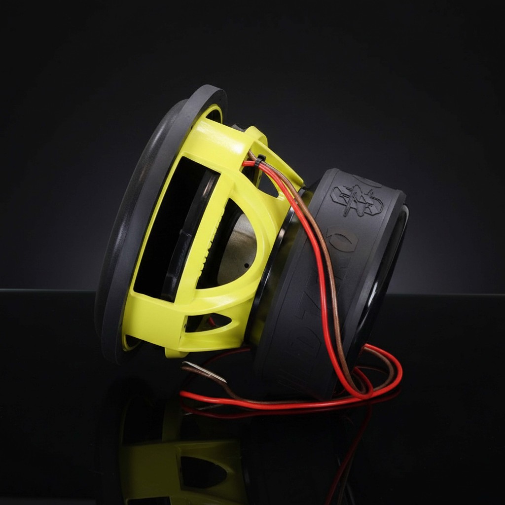 Ground Zero Plutonium GZPW 12SPL-EXTREME : 12 Inch Competition Subwoofer - Real Carbon Fiber Cone - 