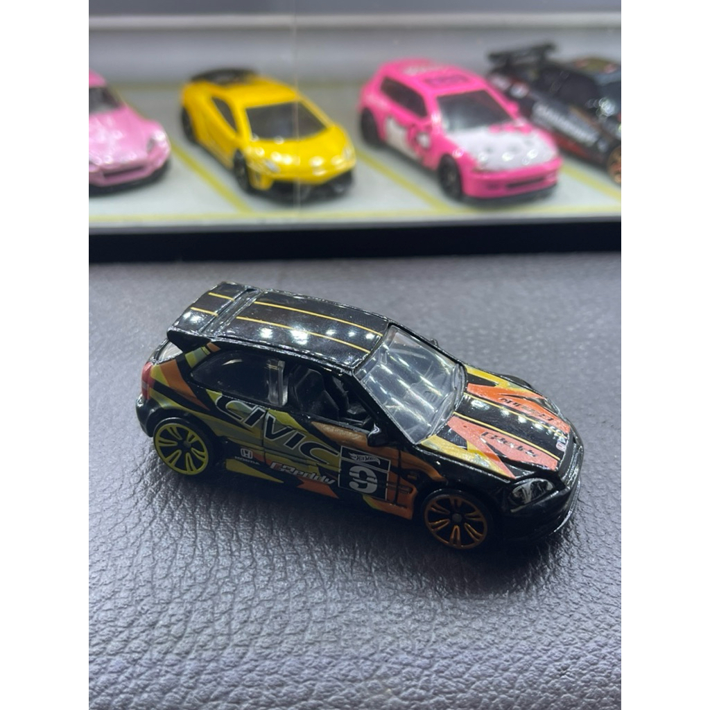HOT WHEELS HONDA CIVIC EK9 NEON SPEEEDERS  LOOSE