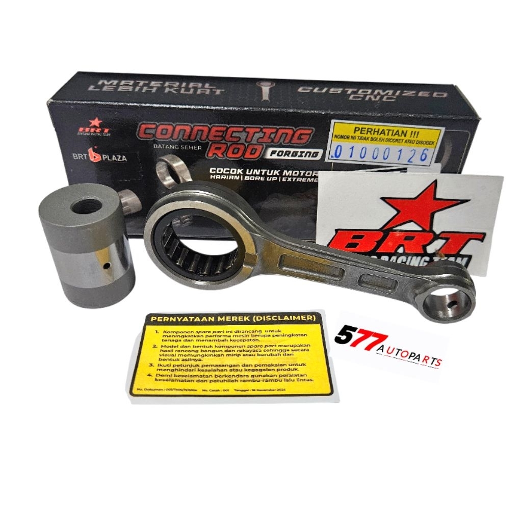 CONNECTING ROD FORGING/STANG SEHER BRT MIO SPORTY/MIO KARBU/MIO OLD/MIO SMILE/MIO NEW