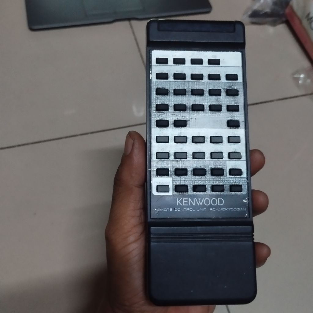 remot  dvd kenwood RC-LVDK7000(M) second asli ori bawaan unit