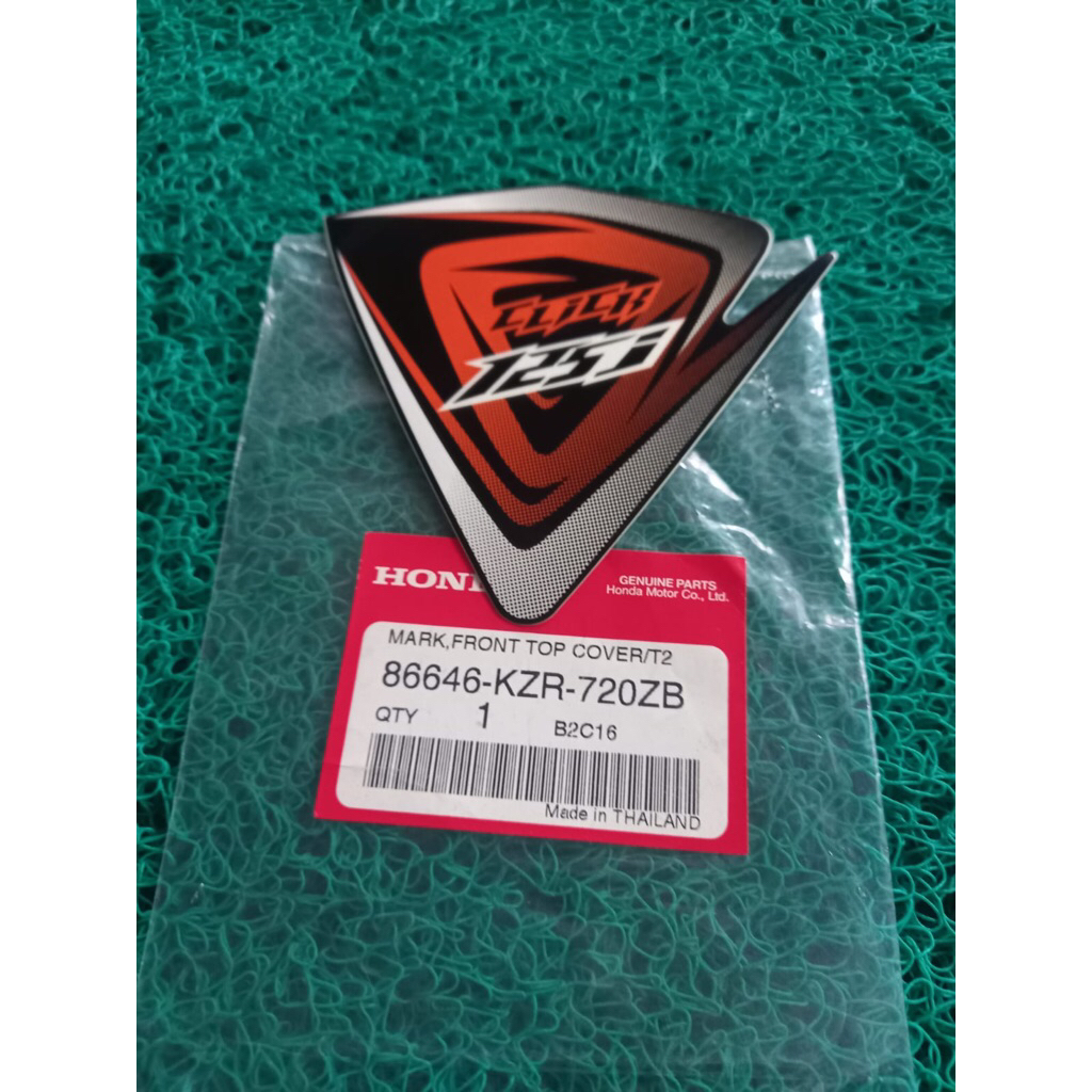 label stiker batok depan ori honda vario125 old/click125 thailand (oren)
