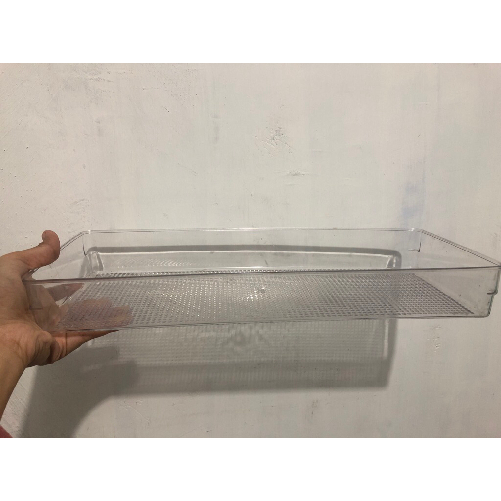 Wadah Akrilik Bening Kotak tanpa tutup