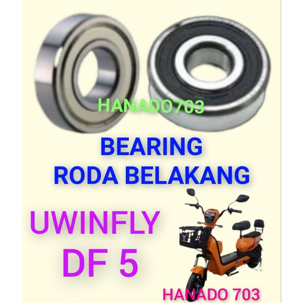bearing roda belakang sepeda listrik uwinfly DF5 laker klahar roda dunamo belakang sepeda listrik uw