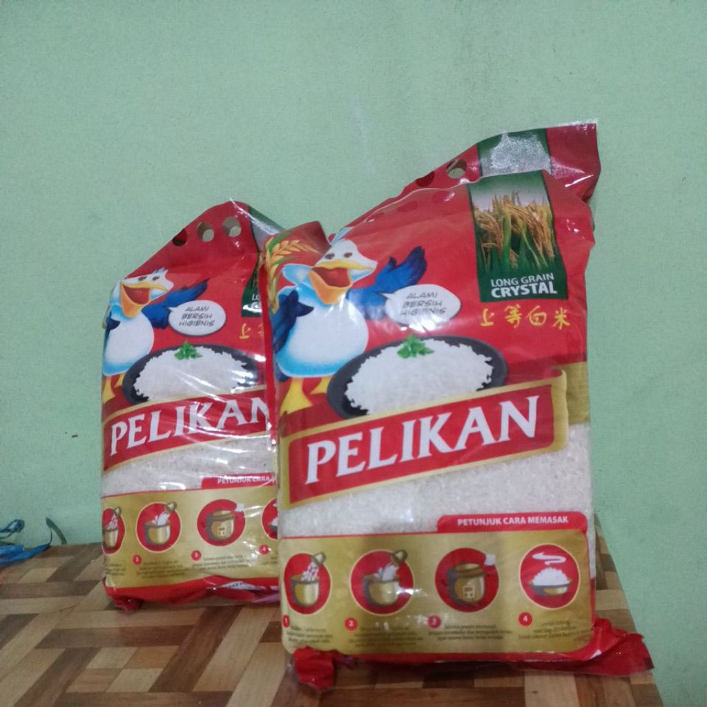 beras pelikan 5kg beras premium