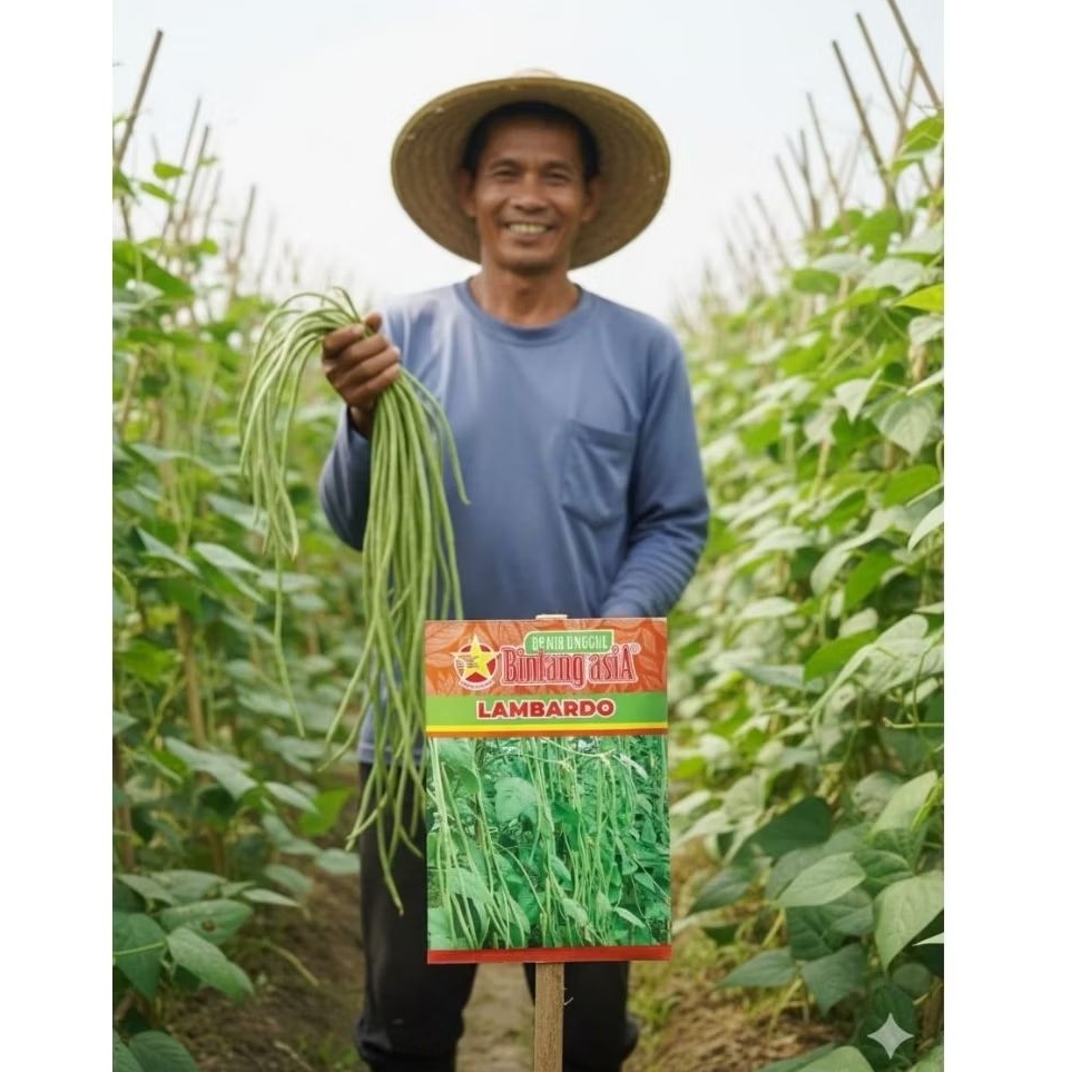 Benih Kacang Panjang LAMBARDO 500 Gram Bintang Asia