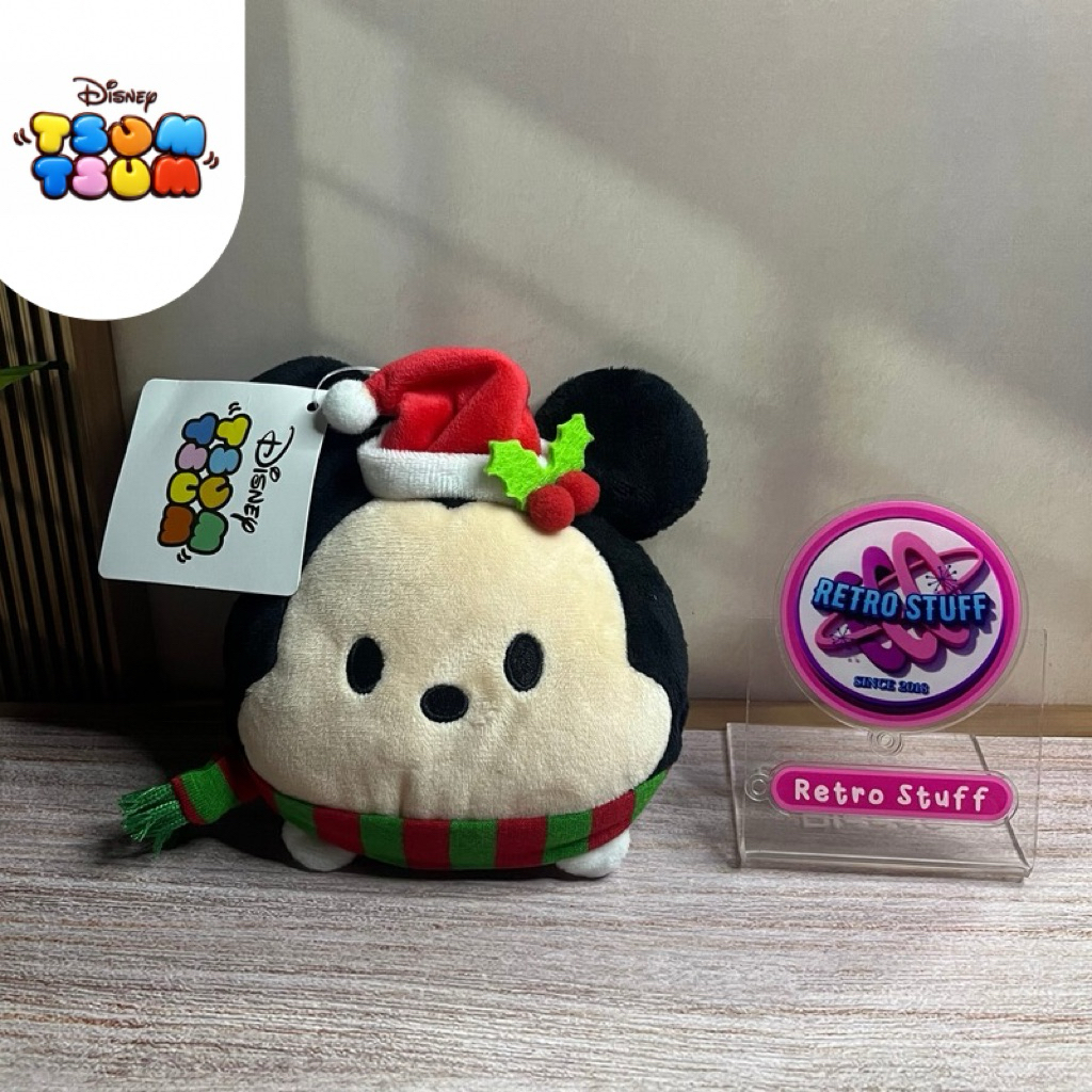 Pouch Disney Tsum Tsum Holiday Mickey Mouse New Tag Original