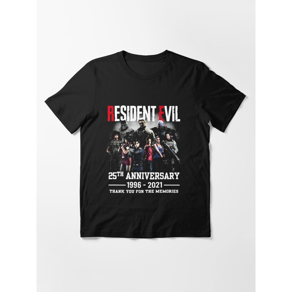 Official Resident Evil 25th Anniversary 1996 2021 Thank You For The Memories   Essential T-Shirt