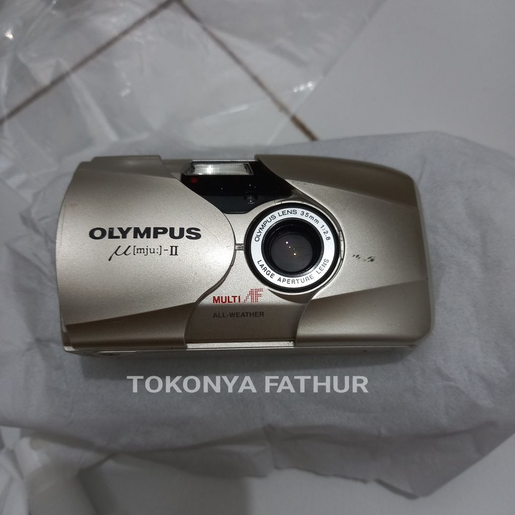 Kamera Olympus Mju II analog film jadul