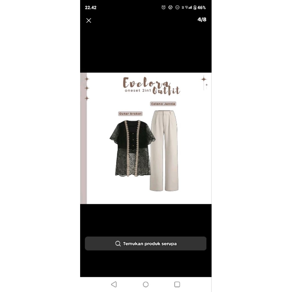 outer brokat kondangan ank muda wanita lengan pendek model terbaru