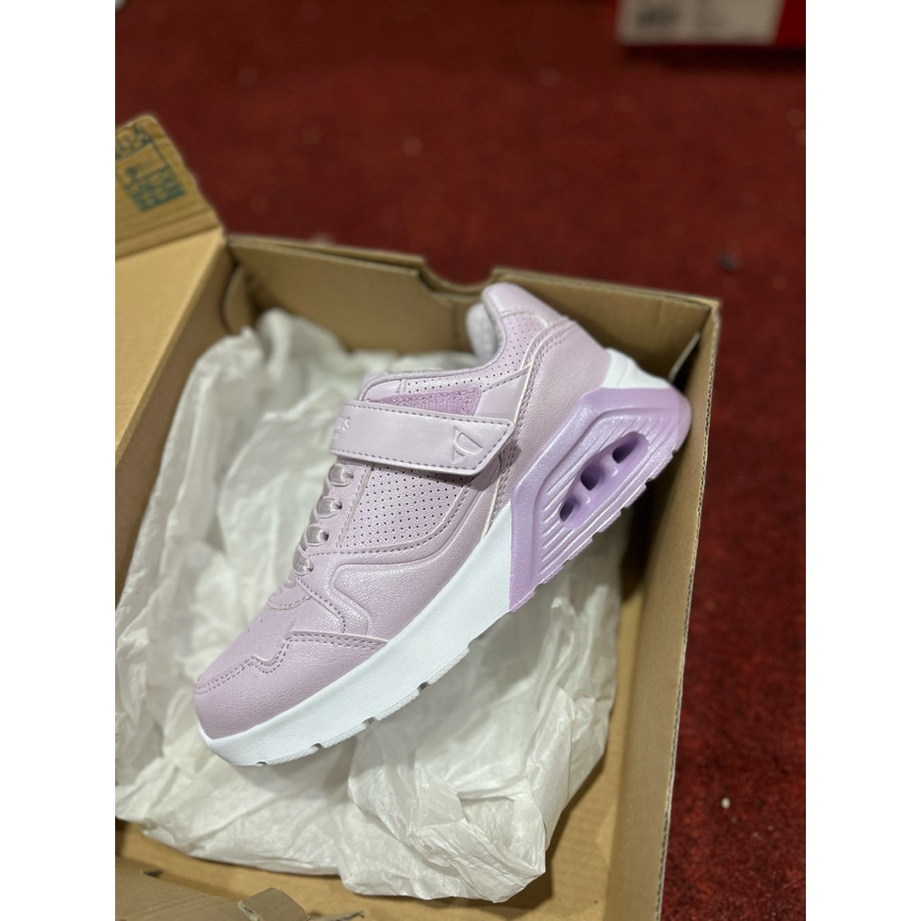 Skechers Uno Lite Chic Shimmer Kids Lavender BNIB
