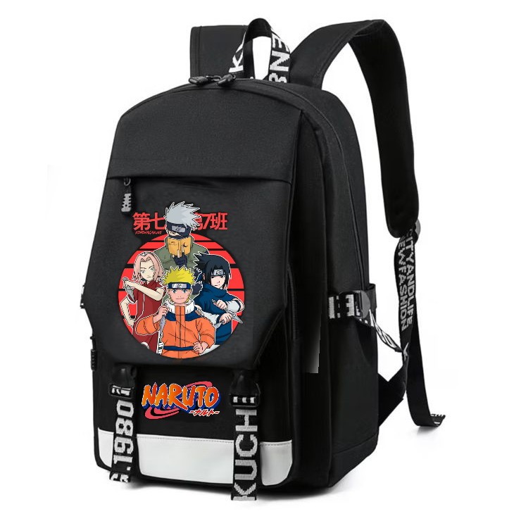 BBS Tas Ransel Sekolah Pria SD SMP SMA Keren Terbaru Tas NARUTO