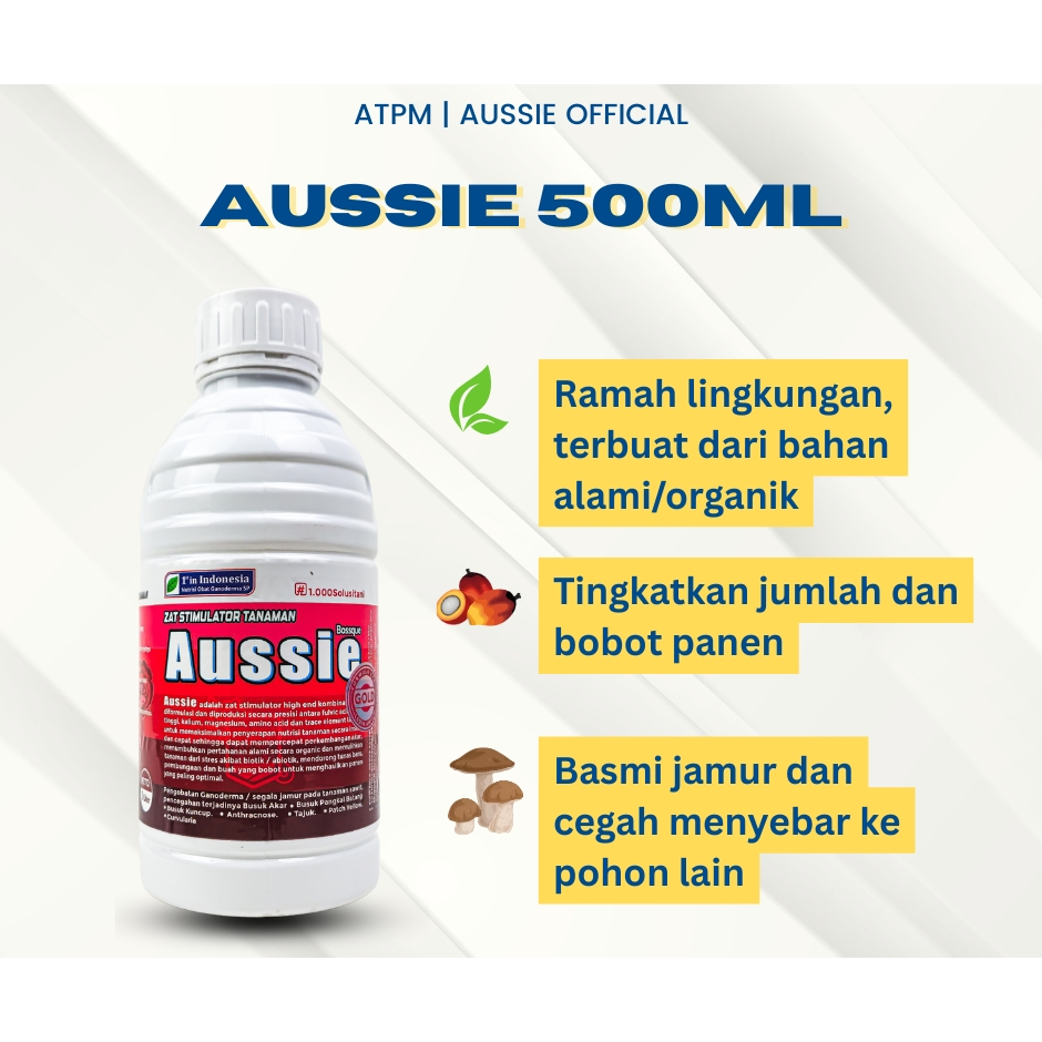 AUSSIE Pupuk Sawit 500 ML Organik | Booster Buah Sawit Nutrisi Tanaman Anti Jamur