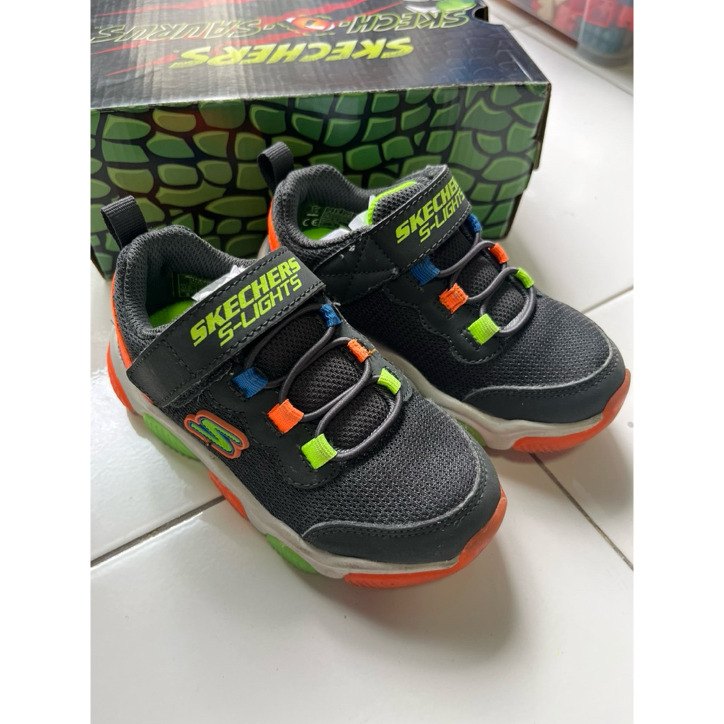 Skechers S-Lights Kids / Skechers Game Kicks Kids Preloved Sepatu Anak