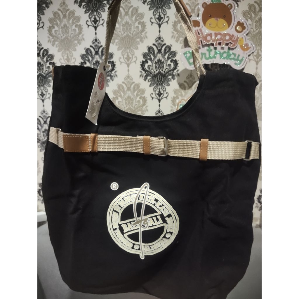 JOGER Original 100% oleh oleh BALI Tas Canvas Sabuk Besar Tas Wanita ToteBag