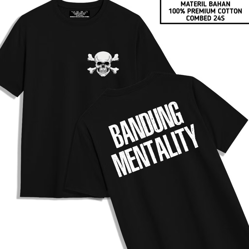 KAOS DISTRO PRIA BANDUNG MENTALITY