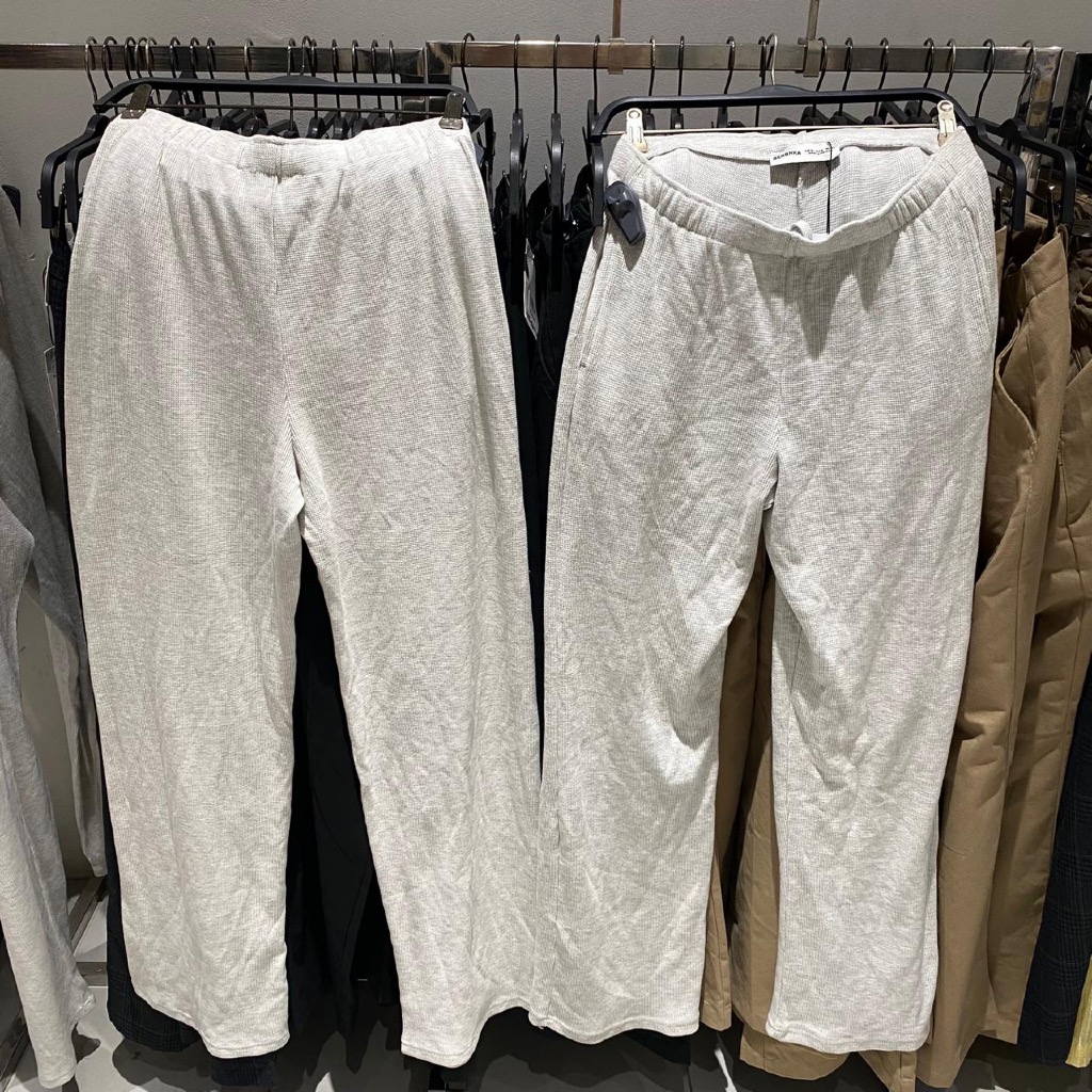 JASTIP. Celana Waffle Kulot Bershka (WOMAN) READY SIAP KIRIM