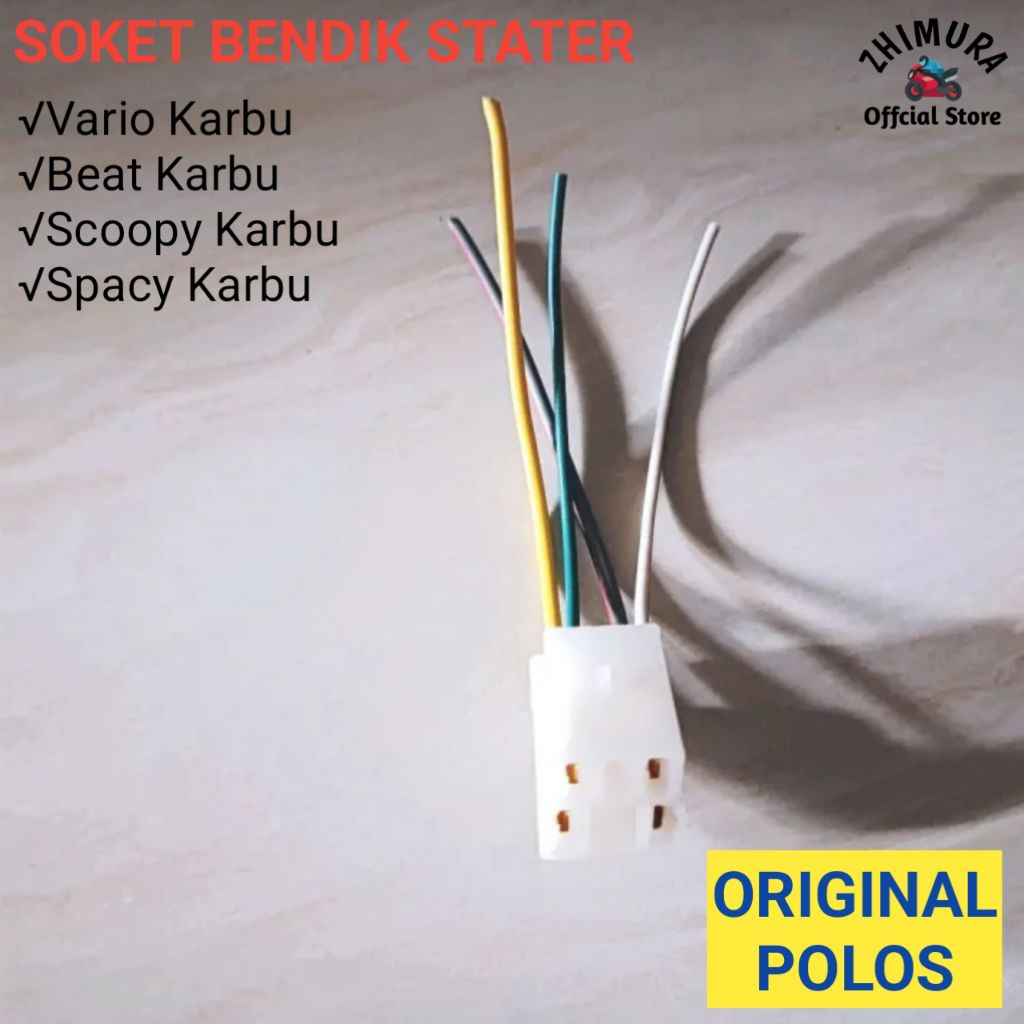 Soket Bendik Stater Starter Beat Karbu Scoopy Karbu Spacy Karbu Vario Karbu ORIGINAL POLOS