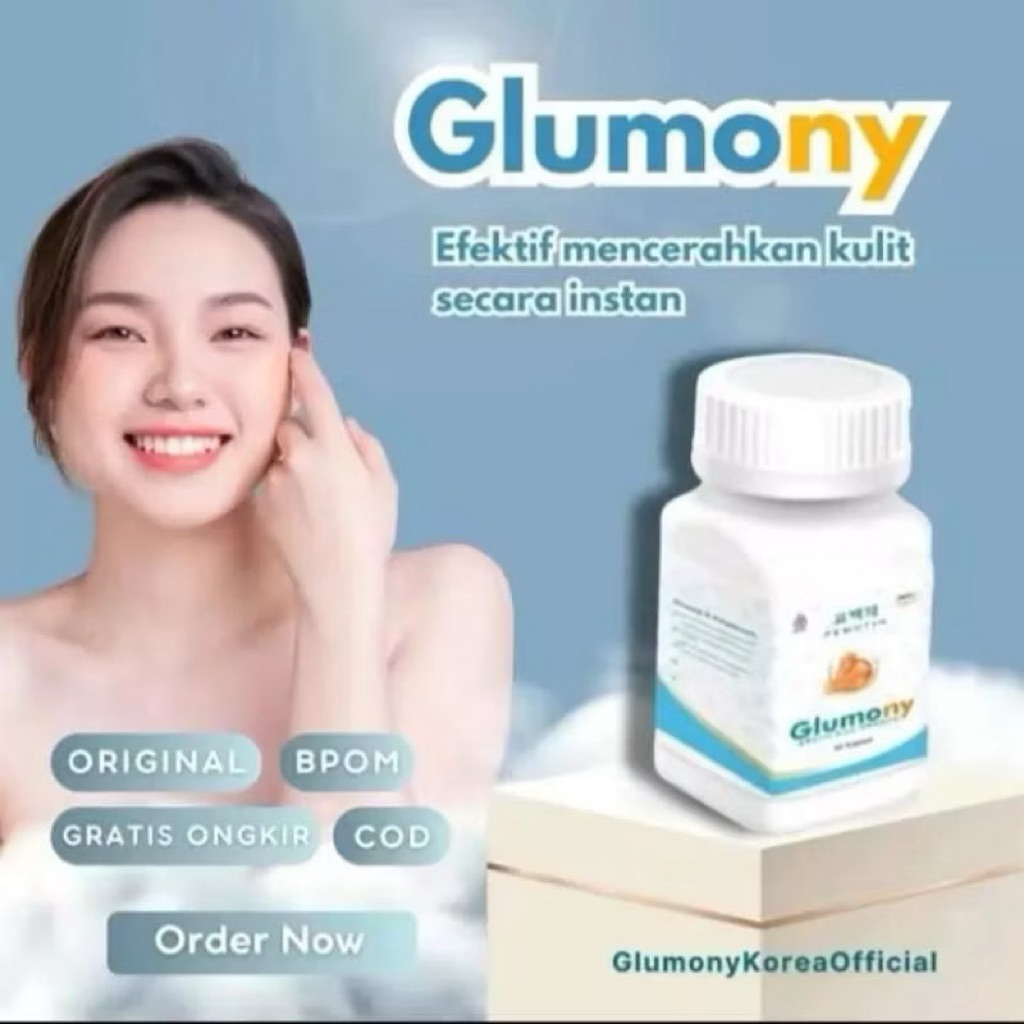 GLUMONY PEMUTIH BADAN KOREA | GLUMONYWHITENING GLUTATHIONE DIJAMIN AMPUH