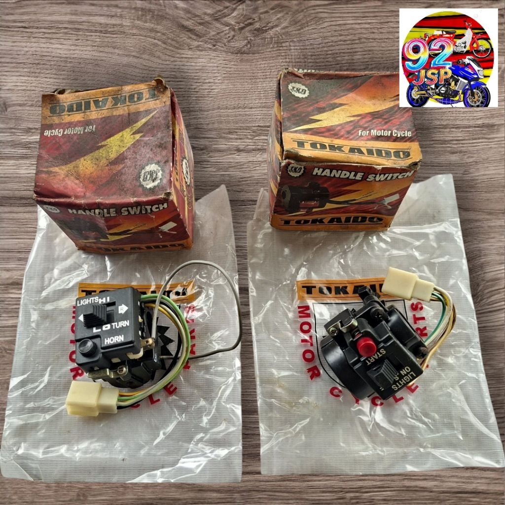 saklar holder set kanan kiri rc 80 holder kanan kiri rc 80 bahan besi nos tokaido good quality