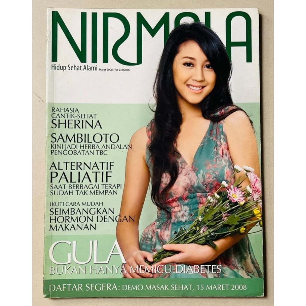 Majalah Nirmala Maret 2008 : Cover Sherina Munaf