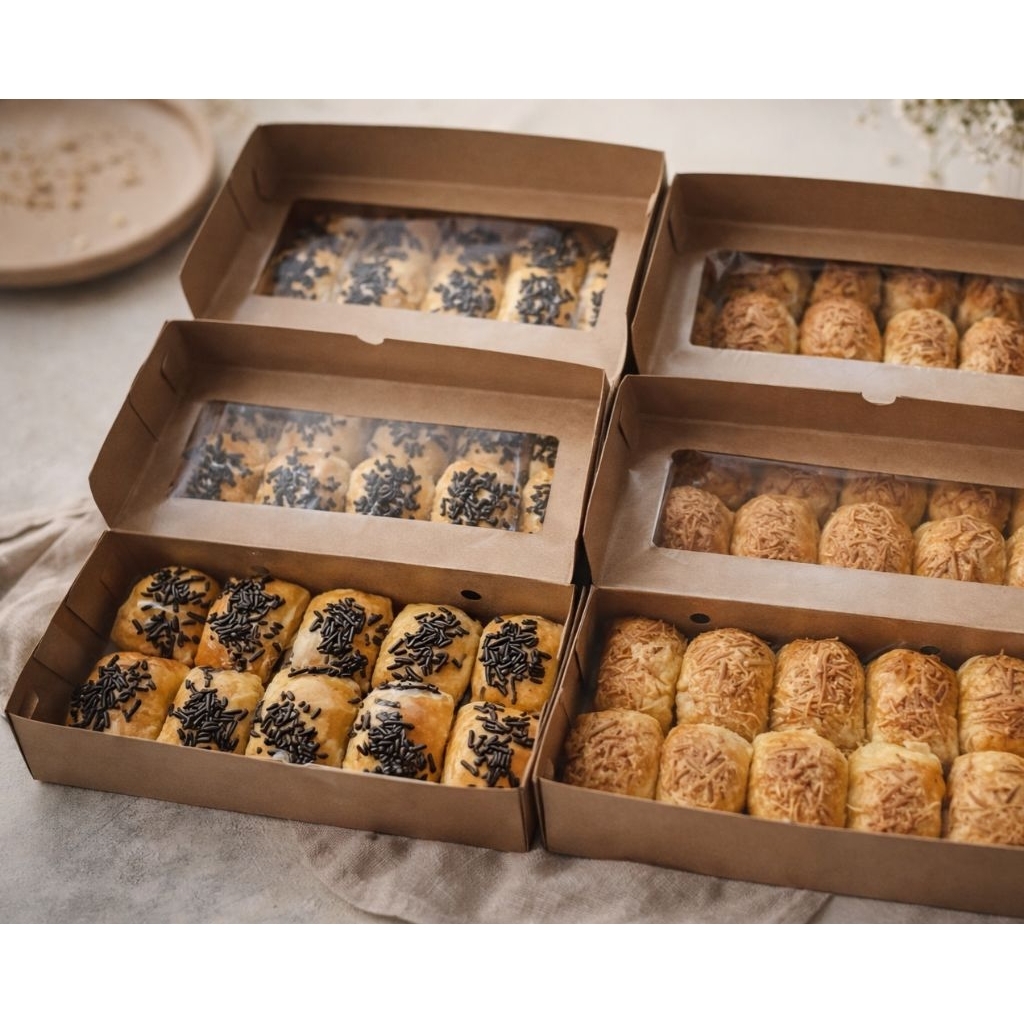 Bolen pisang coklat/keju 1 box isi 10pcs