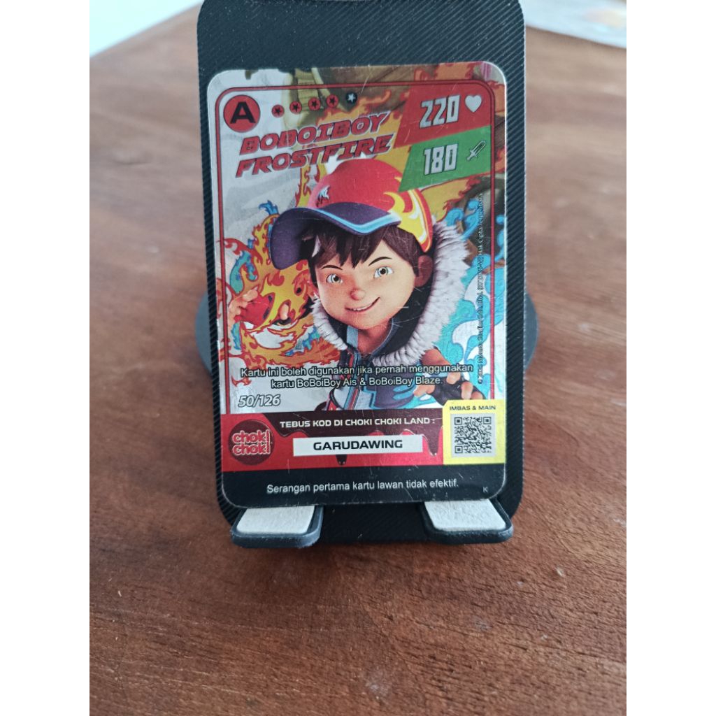 Kartu BoBoiBoy hologram Asli 100% Kartu Choki Choki