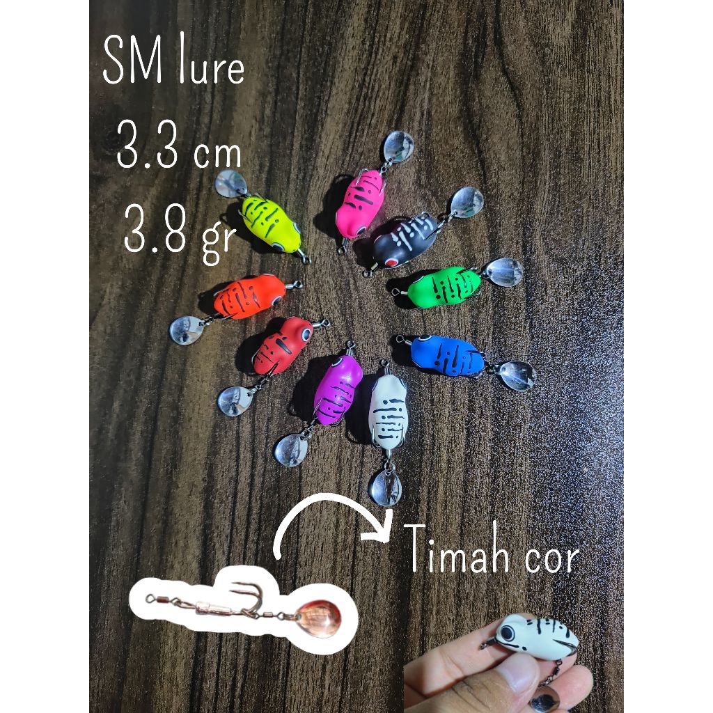 lure soft frog 3.3 cm SM LURE
