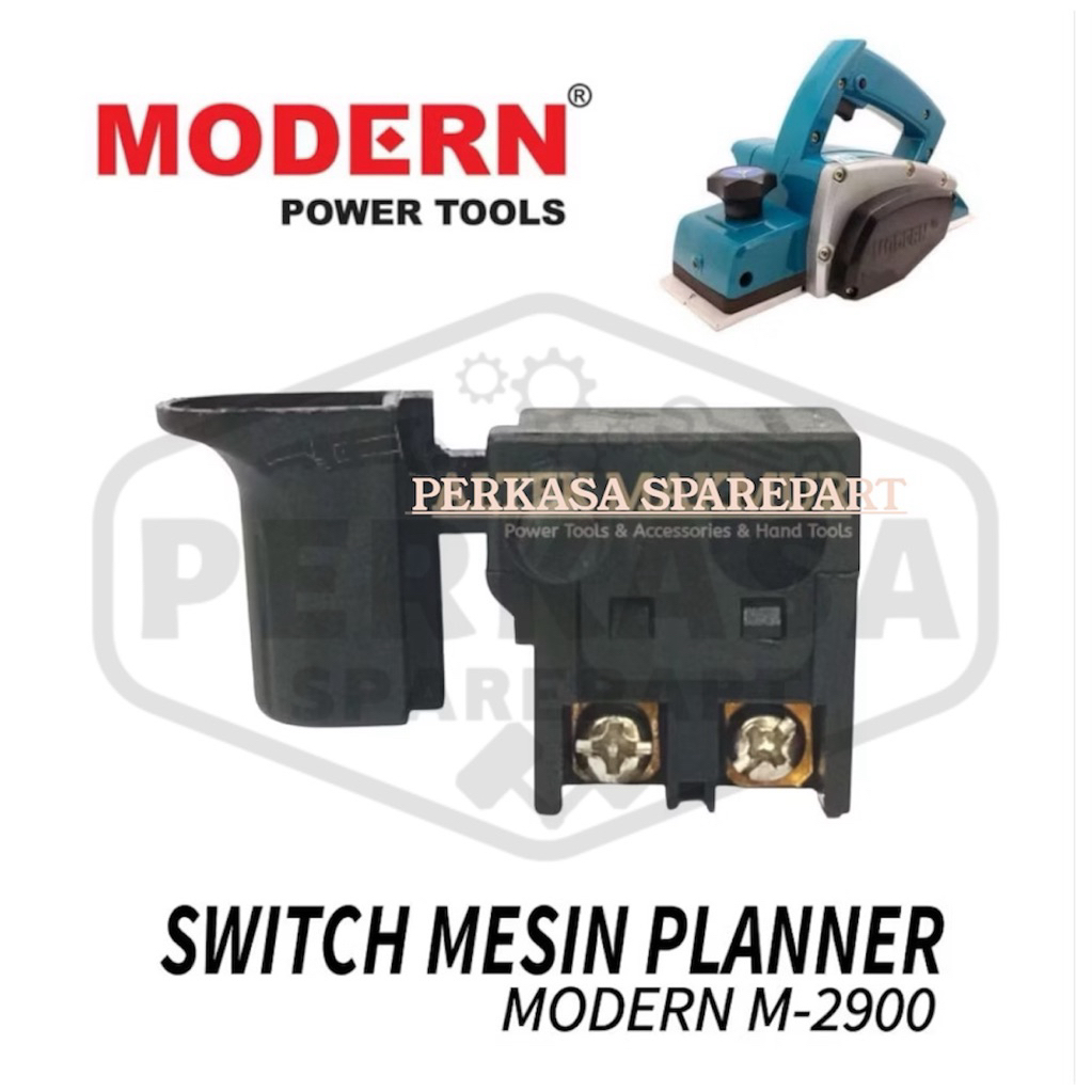 ORIGINAL Switch Mesin Planer Modern M-2900 / Saklar Ketam Kayu M2900 / Skakel On Off Tombol Planner 