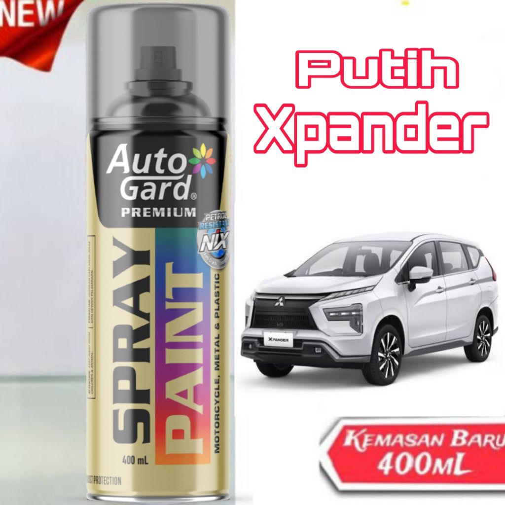 Pilok Putih Xpander Pearl White Putih Mutiara Autogard Premium Cat Duco Semprot Mitsubishi Xpander  
