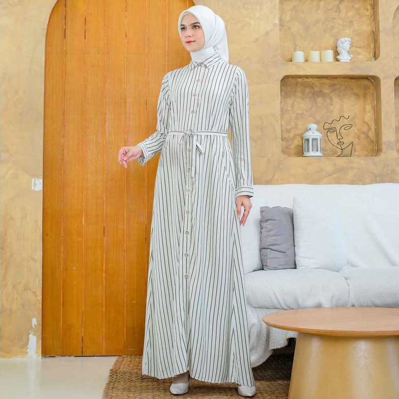RILLEY - Gamis Avessa | Gamis Salur Bahan Adem | Gamis Bahan Rayon Slup