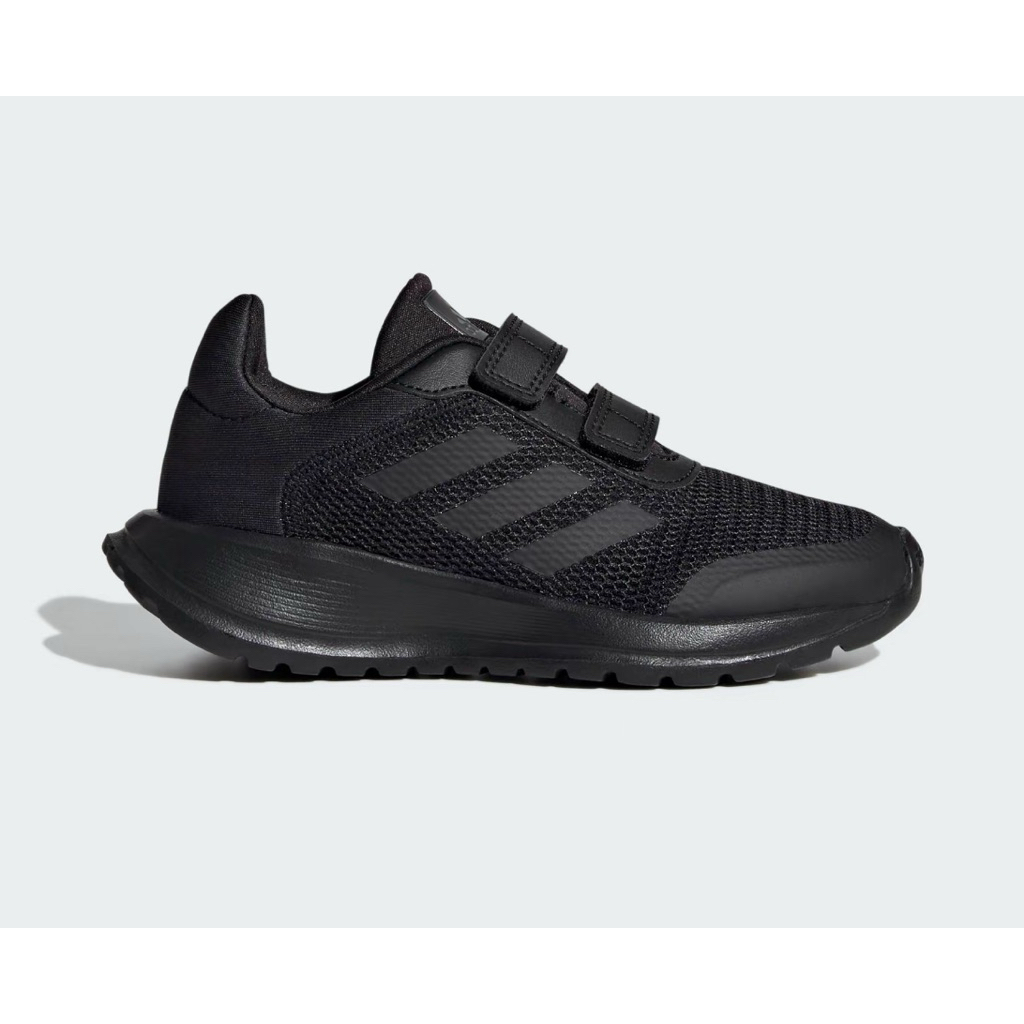 Sepatu sekolah hitam polos adidas tensaur run