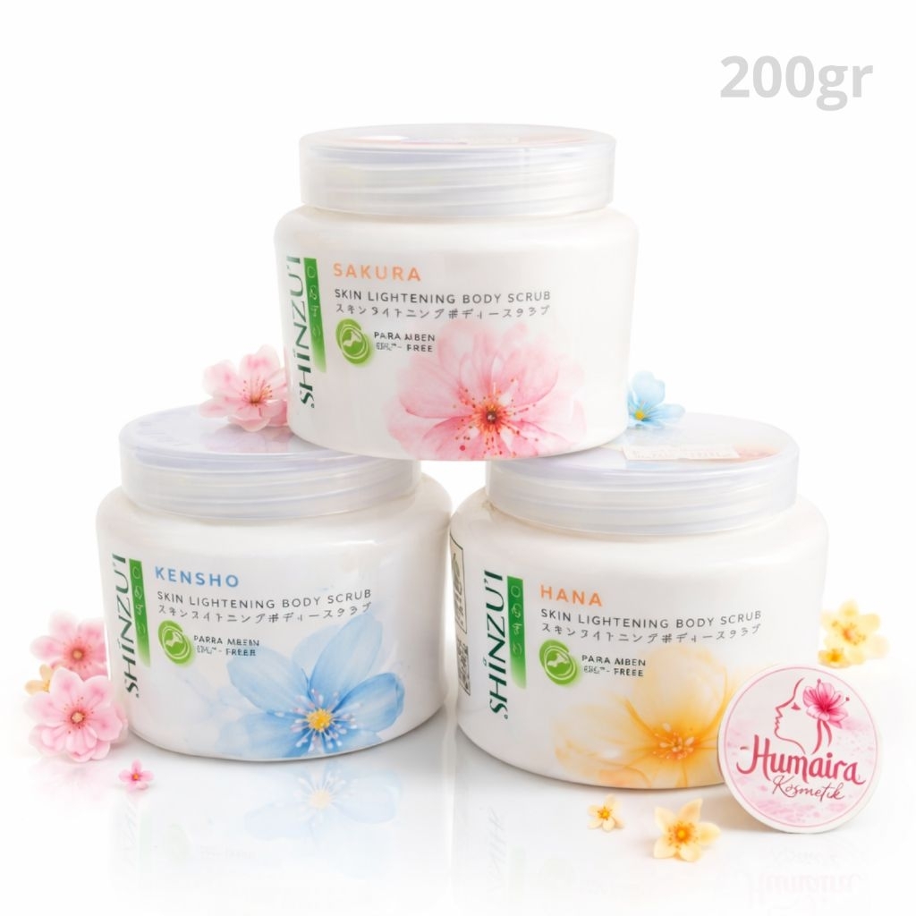Shinzui Body Scrub Lulur 110Gr Dan 200Gr