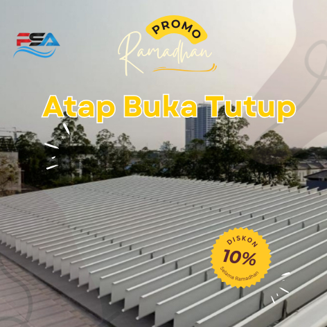 Roovree atap buka tutup Aluminium Atap Louvre