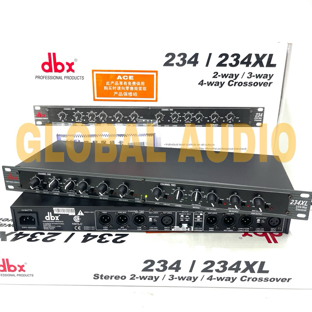 Crossover DBX 234Xl 2way / 3way / 4way Grade A Crosover Dbx234 xl 234 xl Bagus ( Bisa COD )
