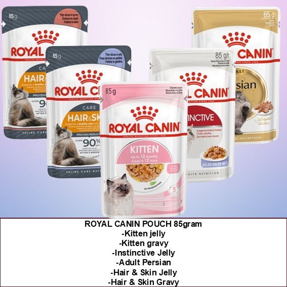 ( ROYAL CANIN POUCH ) / ROYAL CANIN / MAKANAN KUCING / CAT FOOD / PET FOOD