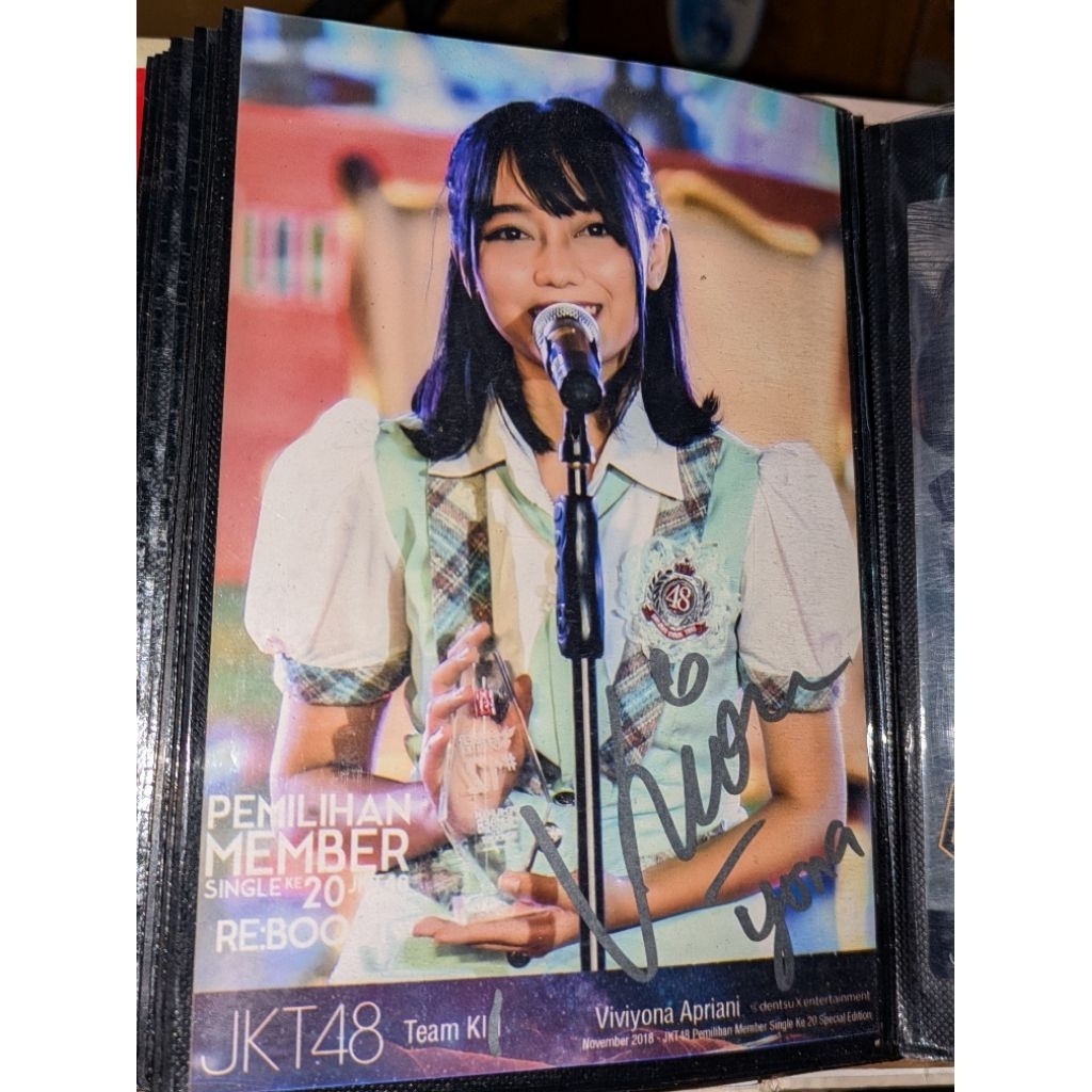 Photopack benefit VIP yona with sign ex JKT48 SSK tahun 2018