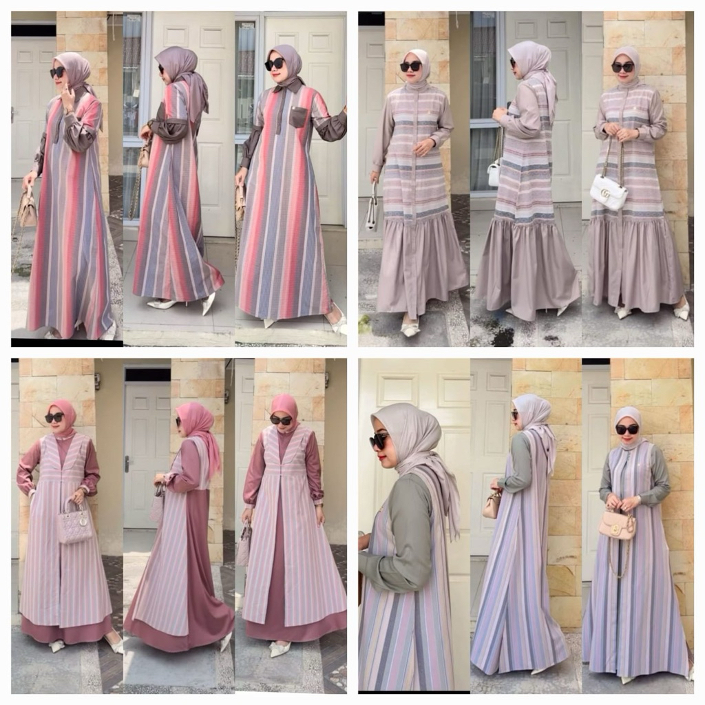GAMIS DIMARA ORIGINAL DRESS TRISET WANITA