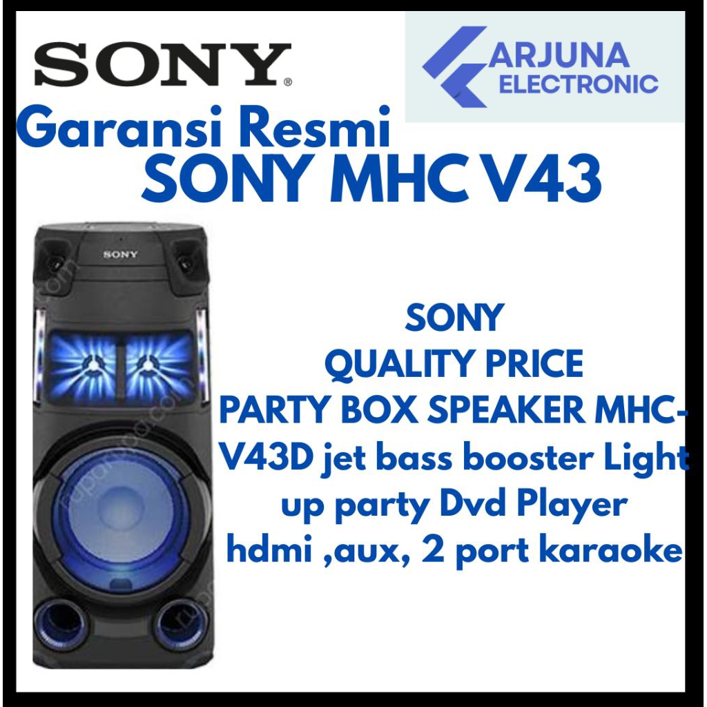 SONY MHC V43 / MHC-V43 / MHC V43D / MHC-V43D Speaker Karaoke bluetooth