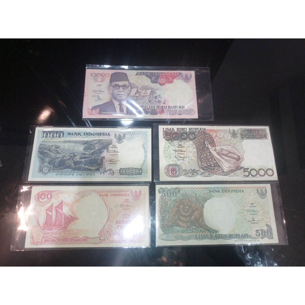uang kertas kuno 100 - 100rb bekas edar
