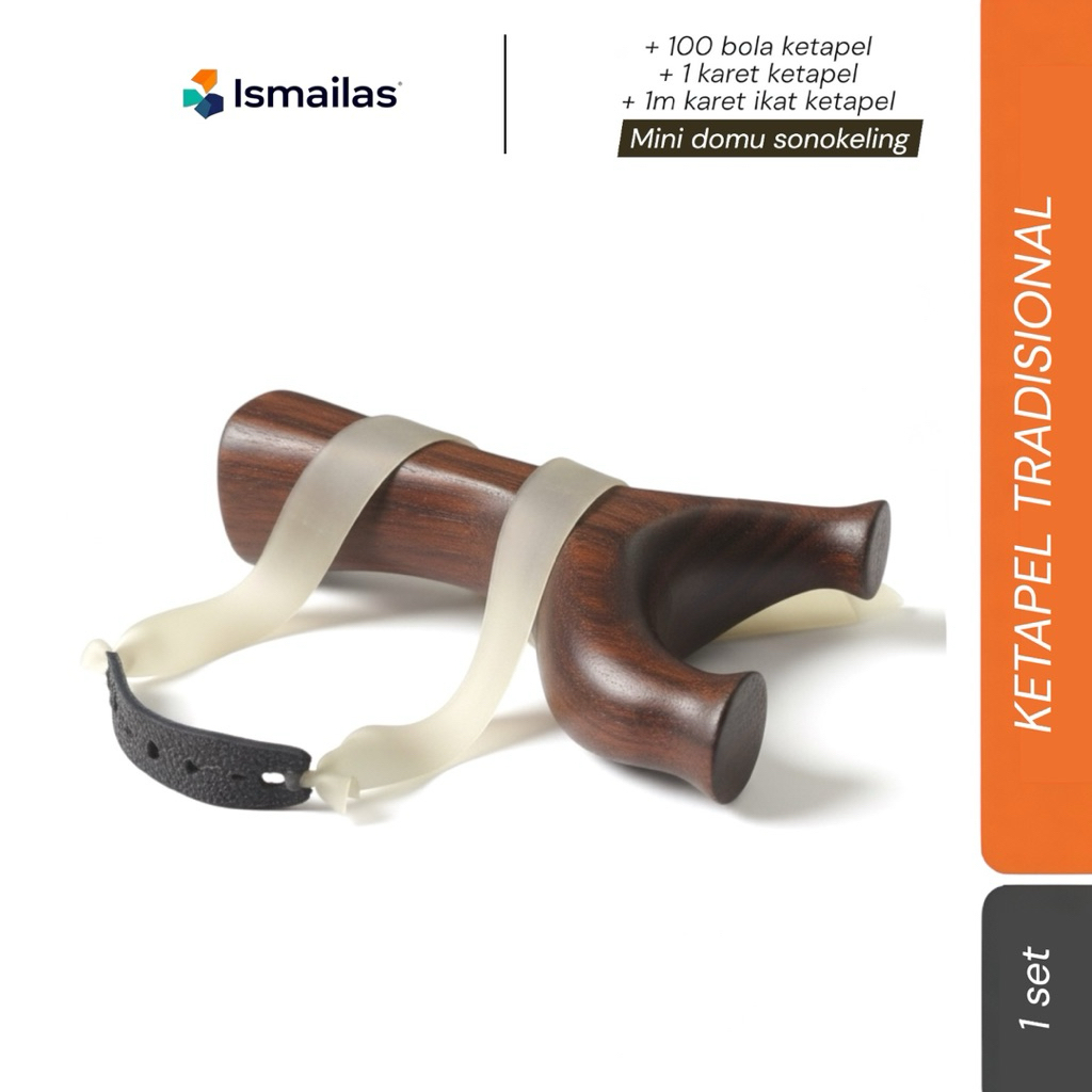 ketapel mini domu sonokeling full set - ketapel tradisional kayu
