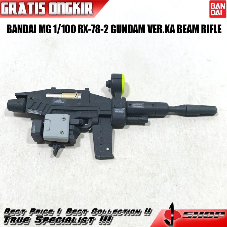 BANDAI MG 1/100 RX-78-2 GUNDAM VER.KA BEAM RIF--LE MG2180