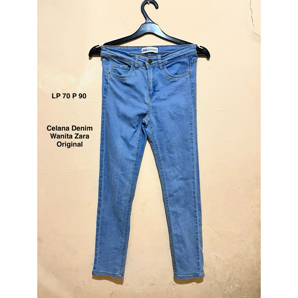 Preloved Celana Denim Wanita Zara Original Size 28