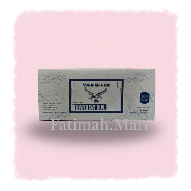 Vanillin Garuda 1 Pack Isi 100 Pcs