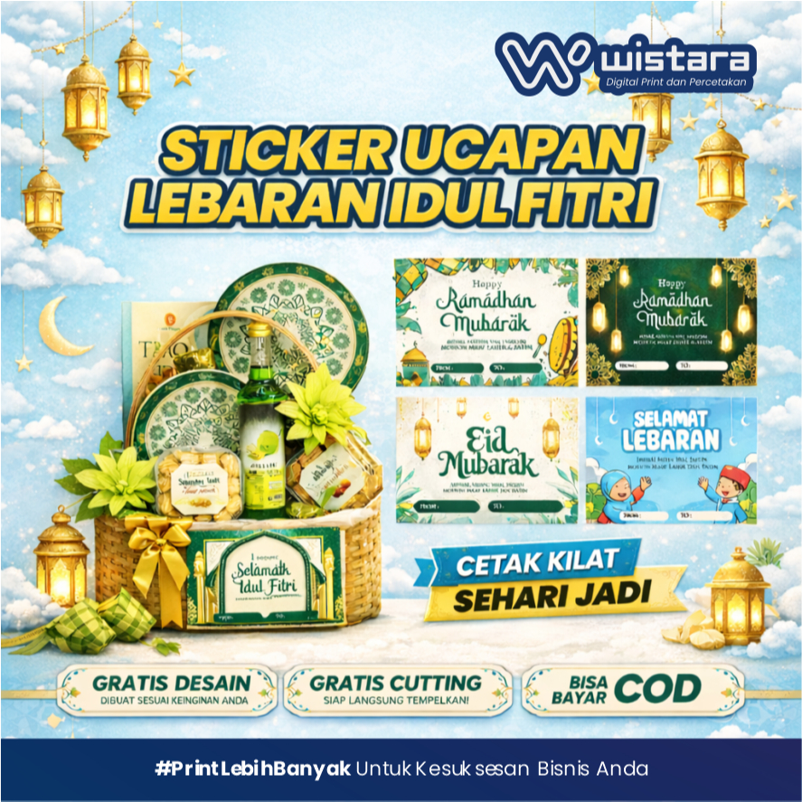 Stiker Ucapan Idul Fitri Lebaran – Stiker Parcel & Hampers Lebaran Idul Fitri
