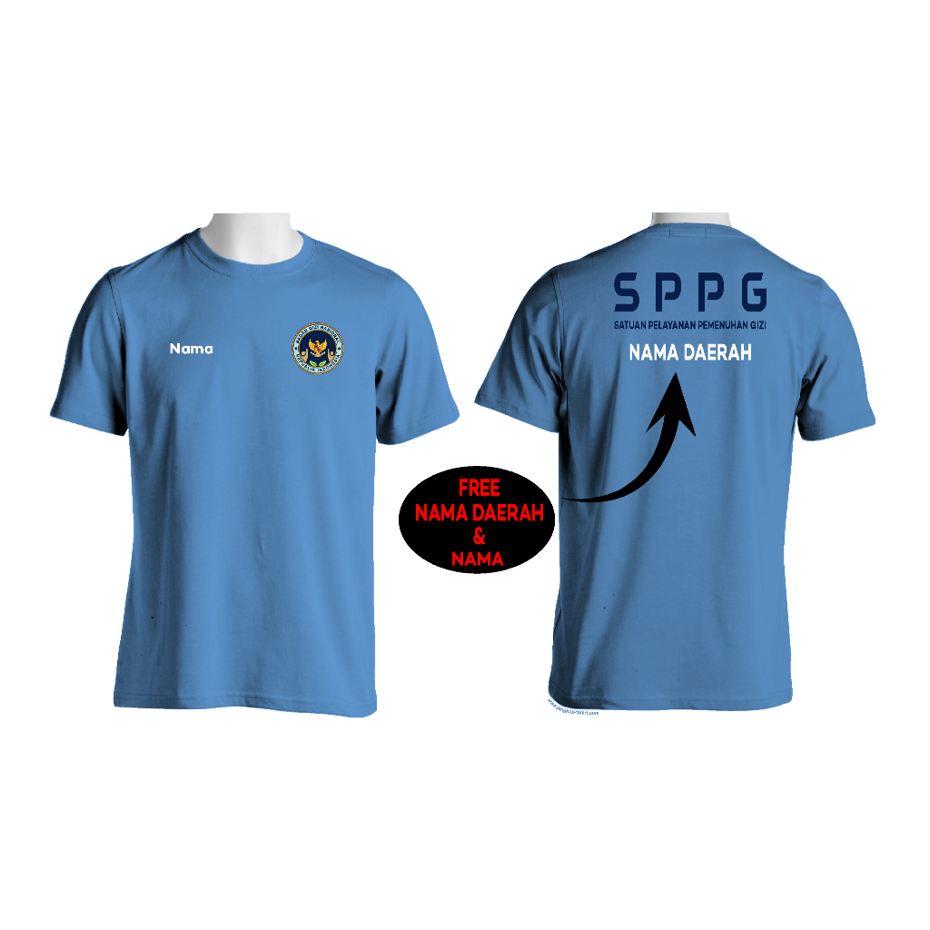 Kaos MBG | kaos sppg | kaos BGN custom