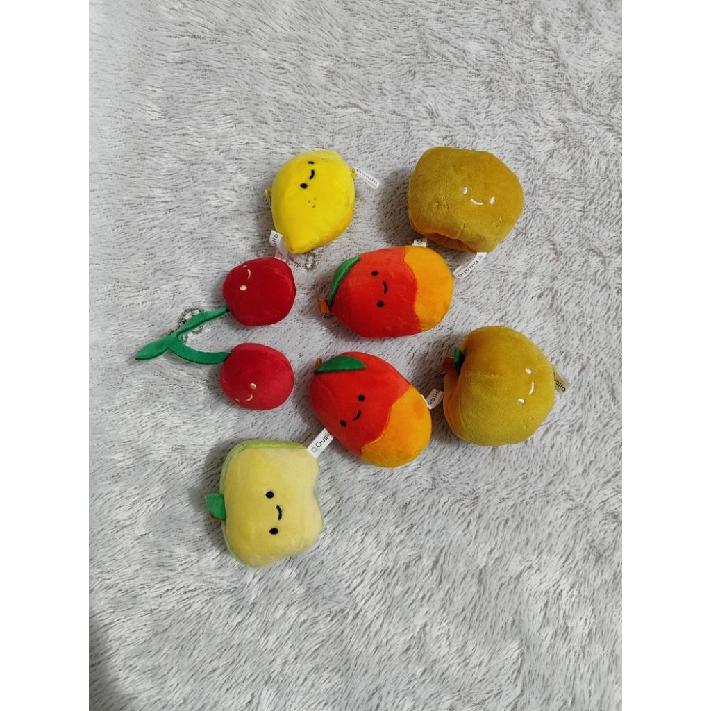 [ORI] Yell World Keychain/Gantungan Kunci Buah & Sayur/Gantungan Kunci Yell/Qualia Fruits Series/Qua