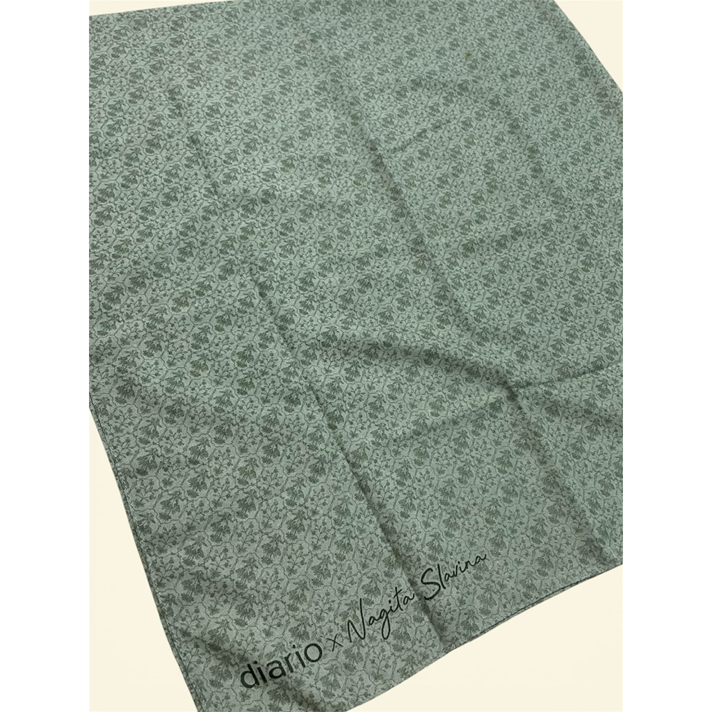 Prelove Hijab Diario x Nagita Slavina Motif Sage | 115x115