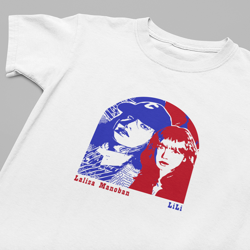 JJ - Kaos Lisa Black Pink - Pria dan Wanita - 100% Cotton - Kaos Kata Kata