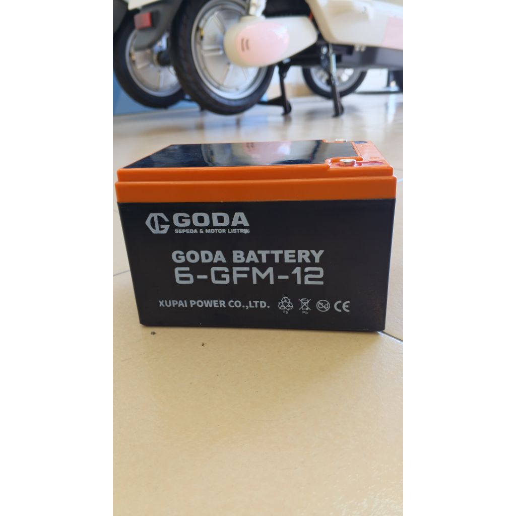 AKI BATERAI SEPEDA LISTRIK LISTRIK GODA 48V12AH